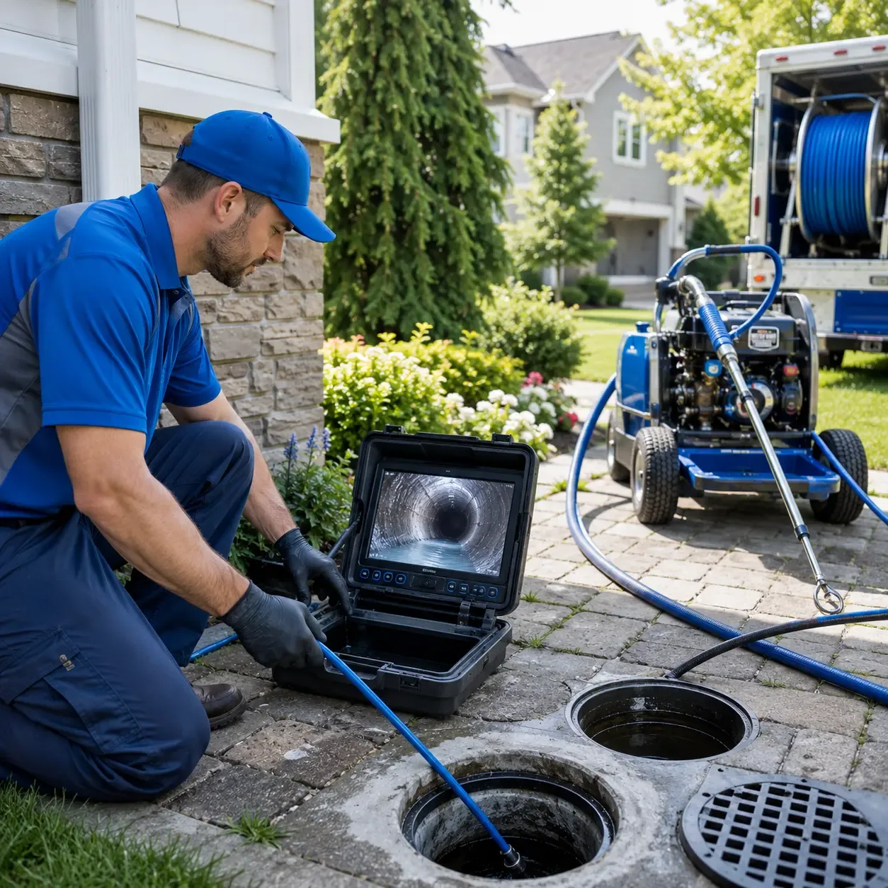 Outdoor drain cleaning professionals serving Nokomis, IL